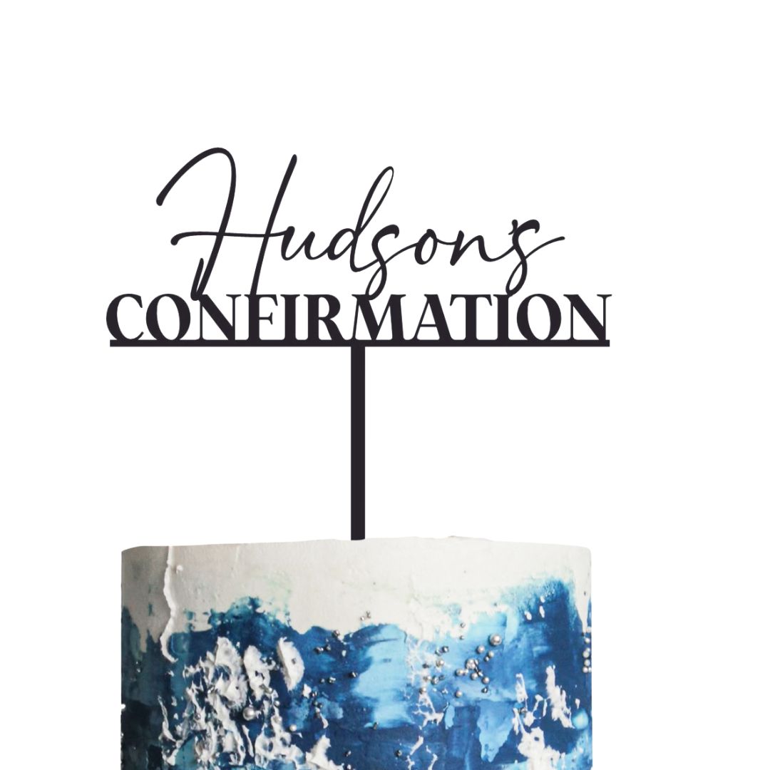 Confirmation Cake Topper Religious Cake Topper Australia Etched Design