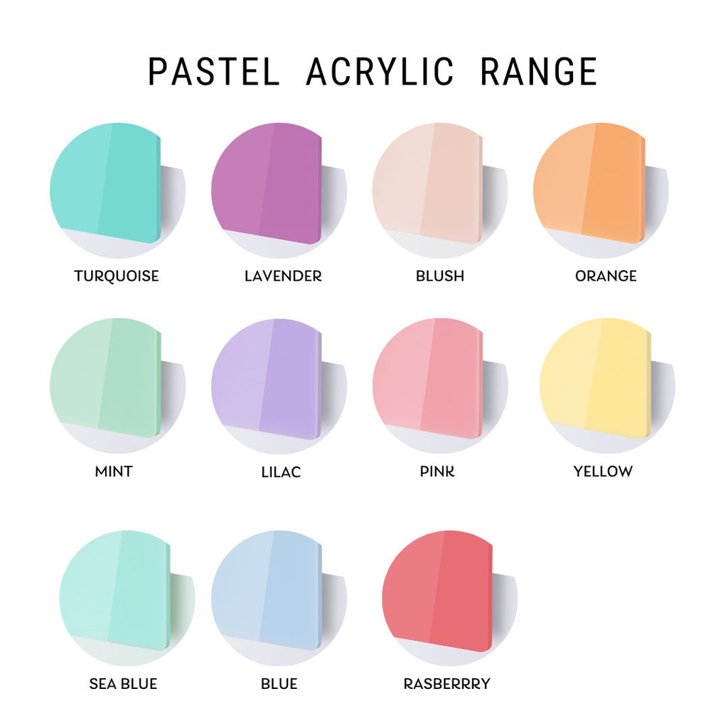 Colour Chart Etched Design